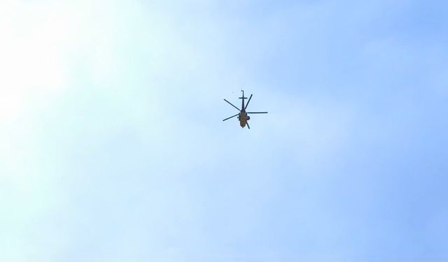 Bursa'da yanan ormanlar dronla görüntülendi; soğutma çalışmaları sürüyor (5)