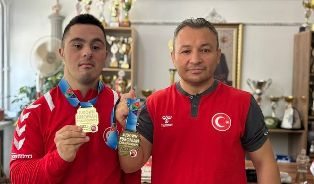 Down sendromlu milli judocu Ahmet Ünal: İstiklal Marşımızı okutacağıma dair söz vermiştim