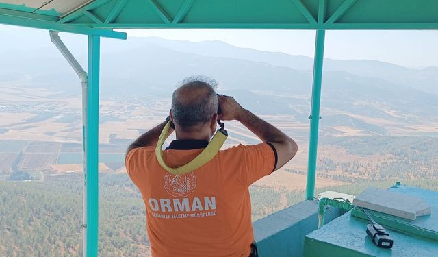 Gaziantep'te ormanlar 24 saat gözetleniyor