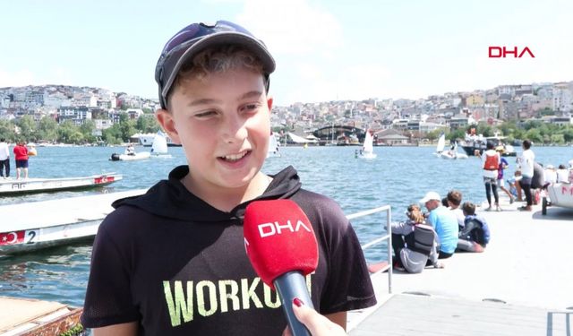Haliç'te Optimist Türkiye Takım Şampiyonası başladı