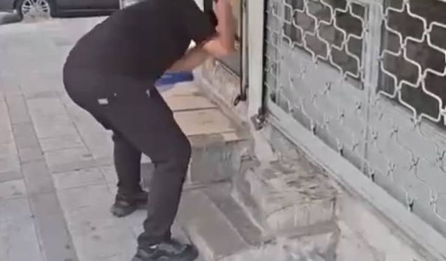 İstanbul - Bağcılar'da kaybolan telefonunu sinyalinden takip ederek buldu; iş yerinin camını kırarak telefonu aldı