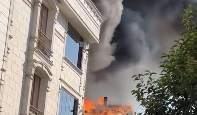 İstanbul - Bayrampaşa’da metruk binanın çatısında çıkan yangın, bitişikteki iki binaya sıçradı
