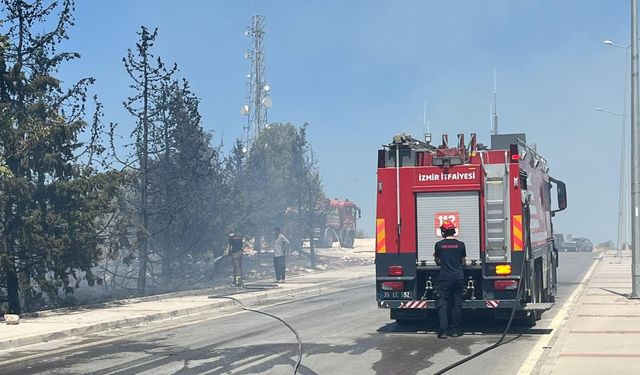 İzmir'de orman yangını kontrol altına alındı (2)