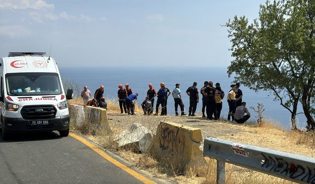 Kayıp olarak aranırken uçurumda yaralı bulundu