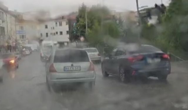 Kayseri Develi'de sağanak etkili oldu