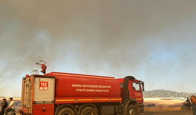 Manisa’da çıkan yangın İzmir’e ulaştı