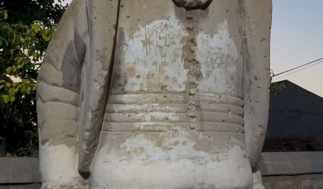 Mimar Sinan'ın doğup büyüdüğü mahallede heykeline zarar verildi