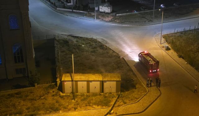 Nevşehir’de trafodaki patlama korkuttu