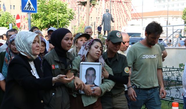 Orman şehidi Dereli, son yolcuğuna uğurlandı/ Ek fotoğraflar