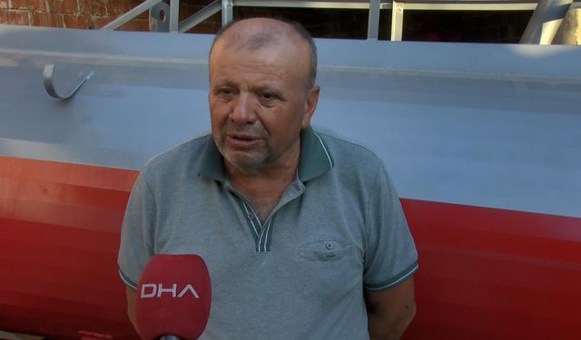 Patlak lastikle yangın bölgesine su taşıyan çiftçiye, iş insanı su tankeri hediye etti