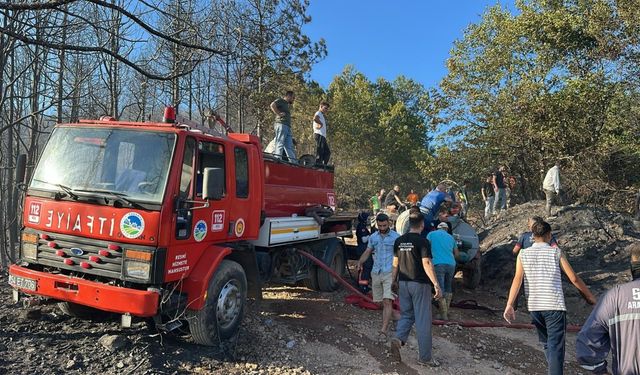 Sakarya'nın Adapazarı ve Hendek ilçesinde orman yangını çıktı