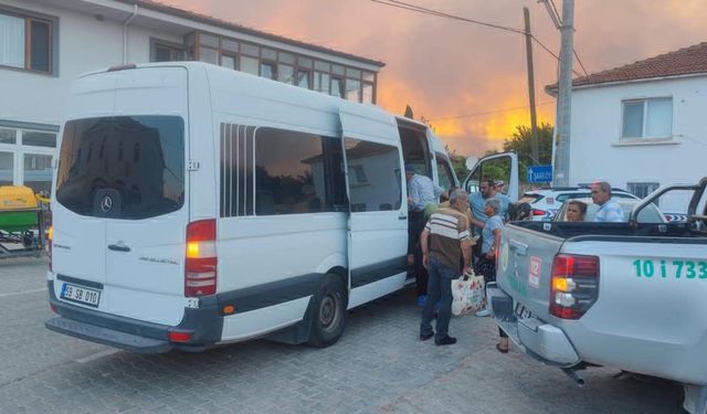 Tekirdağ'da orman yangını (3)