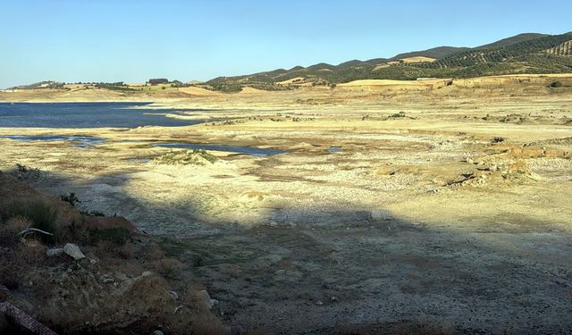 Tekirdağ'daki Naip Barajı’nda su seviyesi, yüzde 1’in altına düştü
