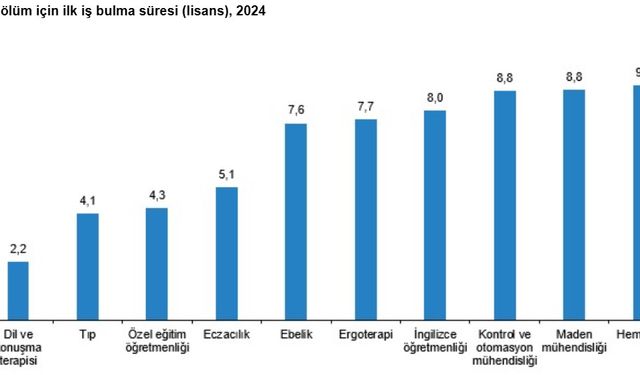 TÜİK: Lisans mezunlarında istihdam oranı yüzde 75