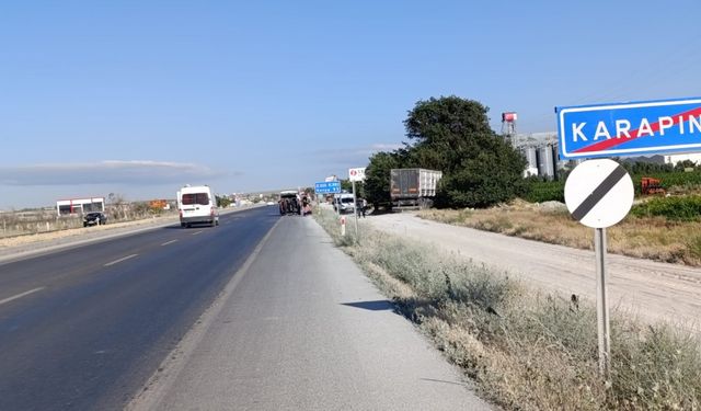Yanan TIR'ın şoförü öldü