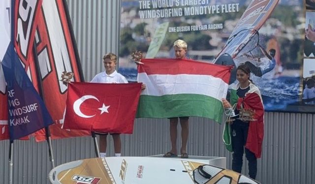 12 yaşındaki sörfçü Tuna'dan Dünya Şampiyonası'nda 2 gümüş