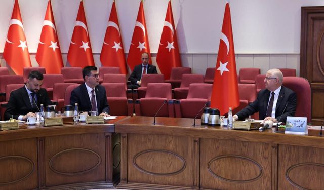 Bakan Güler, Türkiye Harp Malulü Gaziler, Şehit Dul ve Yetimleri Derneği Genel Başkanı Işık'ı kabul etti