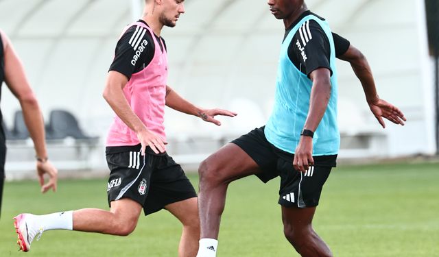 Beşiktaş'ta Tiago Djalo ilk kez takımla çalıştı