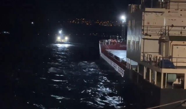 Çanakkale Boğazı'nda gemi arızası