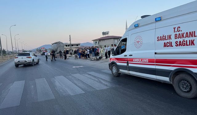 Cip ile çarpışan motosikletin sürücüsü öldü