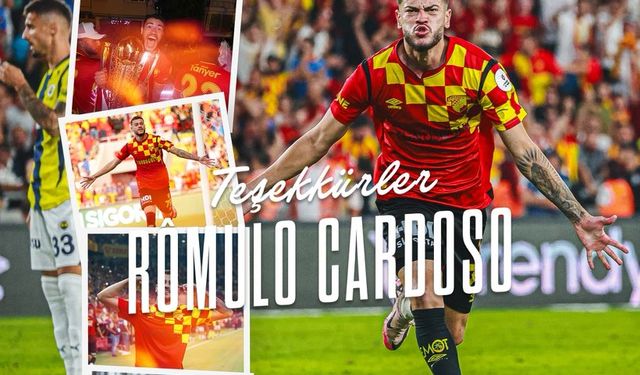 Göztepe'de Romulo'dan veda mesajı