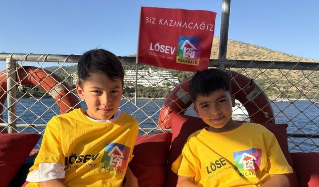 Lösemiyi yenen ikizler, LÖSEV tatil köyünde moral buldu / Ek fotoğraflar