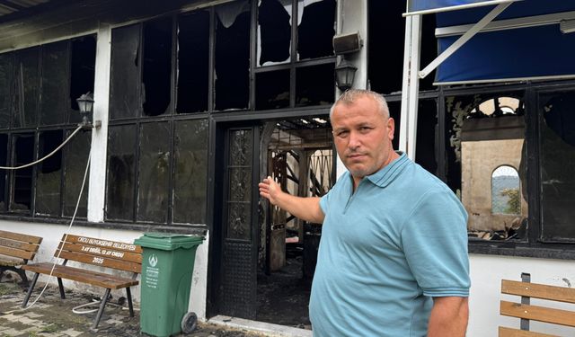Ordu'da 58 yıllık cami yandı