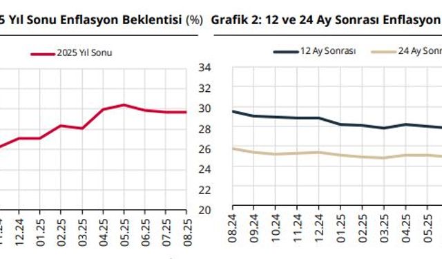 Piyasa katılımcılarının yıl sonu enflasyon beklentisi yükseldi