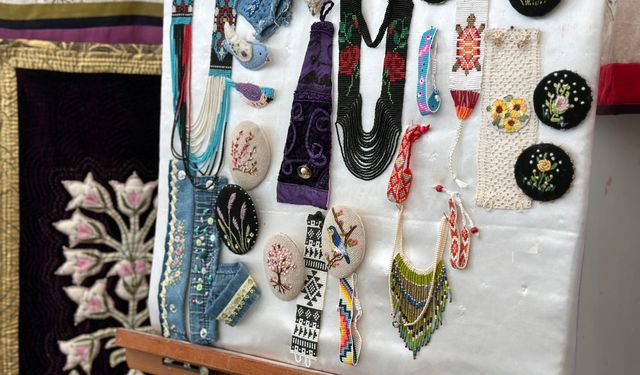 20 yıl önce öğrendiği ‘kırkyama' sanatını yaşatıp, gençlere aktarmak istiyor