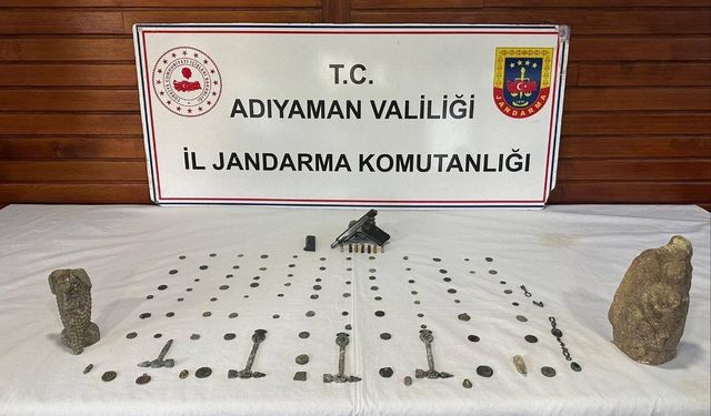 Adıyaman'da tarihi eser operasyonu: 4 gözaltı