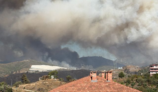 Alanya'daki orman yangınında 2'nci gün (2)