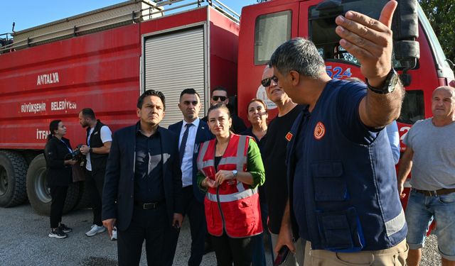 Alanya'daki orman yangınında 3'üncü gün