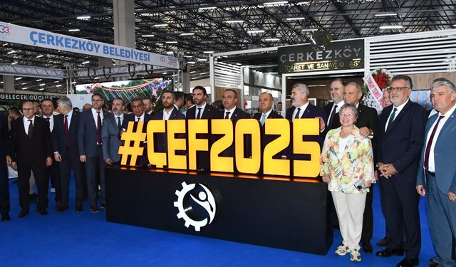 Çerkezköy Endüstriyel Fuarı, törenle kapılarını açtı
