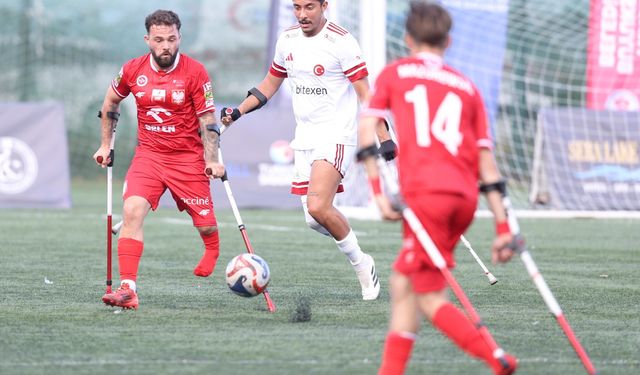 EAFF 2025 Ampute Futbol Uluslar A Ligi Türkiye: 2 Polonya: 4