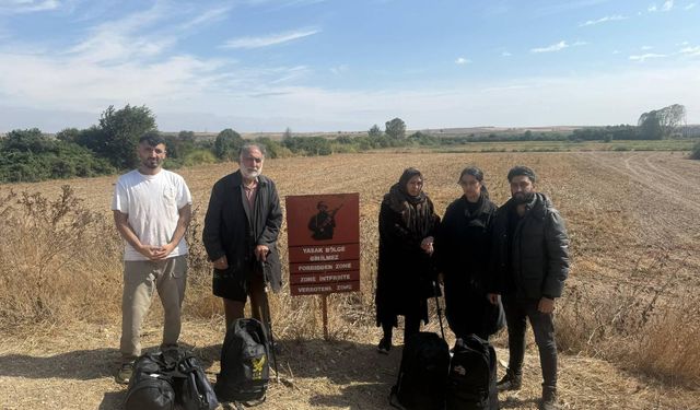 Edirne'de 5 kaçak göçmen yakalandı