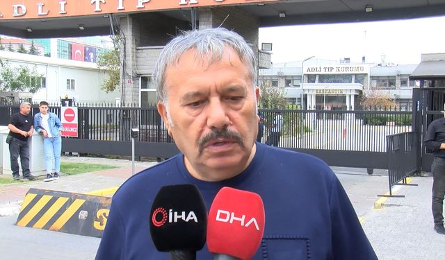 İstanbul - Beyoğlu'nda öldürülen taksicinin cenazesi Adli Tıp'tan alındı