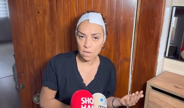 İstanbul- Kağıthane'de havai fişekli kutlamada başı yarılan kadının bayıldığı anlar kamerada