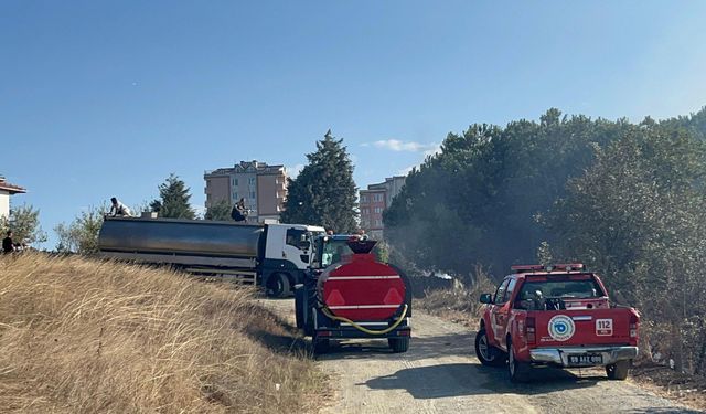 Ot yangınında fabrikaları duman kapladı, işçiler evlerine gönderildi