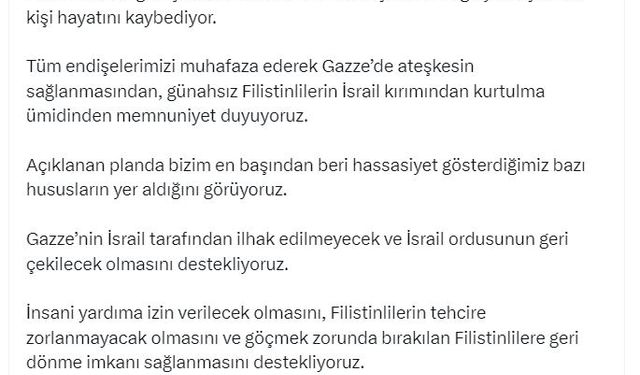 Özgür Özel: Türkiye, barışın korunması için sorumluluk almalı