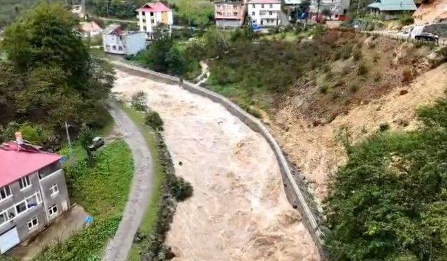 Rize ve Artvin'de selin izleri siliniyor (3)