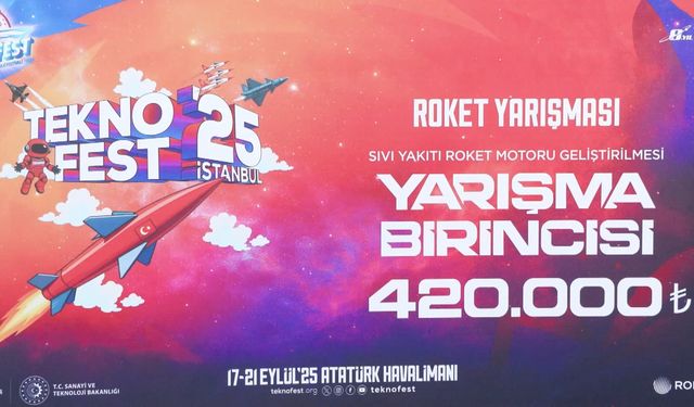 Roket motoru geliştiren üniversite öğrencileri, TEKNOFEST'te birinci oldu