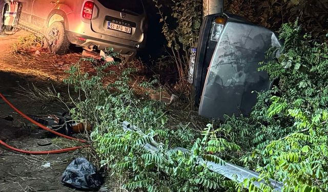 Samsun'da otomobil ile cip çarpıştı; 1 ölü, 2 yaralı