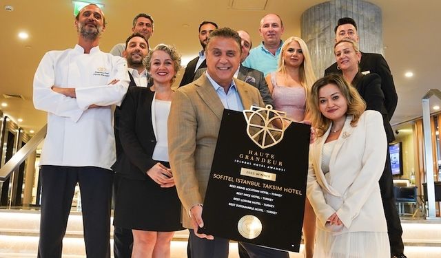 Taksim'deki otelden uluslararası başarı