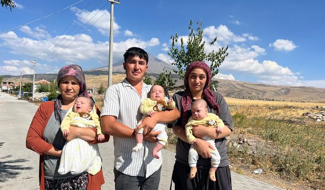 Üçüz annesi, DHA'nın haberi sonrası hayallerine kavuştu