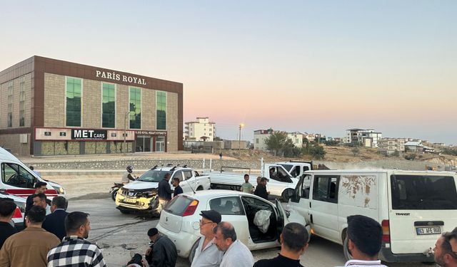 Adıyaman'da zincirleme kaza: 7 yaralı