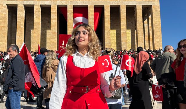 Anıtkabir'de Cumhuriyet coşkusu