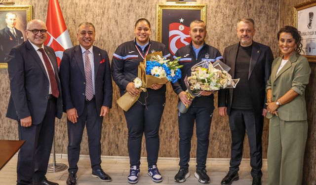 Avrupa Şampiyonu Havvanur Kethüda'dan Trabzonspor'a ziyaret