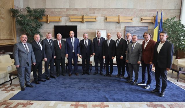 Bakan Bolat, Romanya Yatırım ve Dış Ticaret Ajansı Başkan Vekili Frunzulica ile görüştü