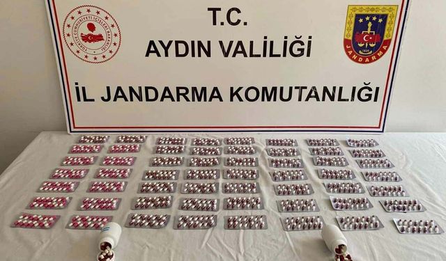 Bavulunda 898 sentetik hap ele geçirilen şüpheliye gözaltı