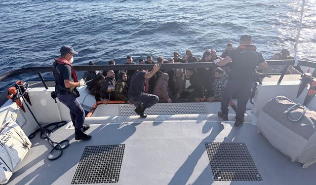 Bodrum'da 35 kaçak göçmen yakalandı